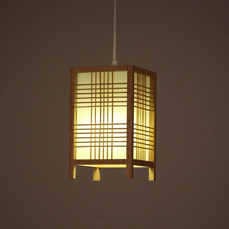 Home Office Guest Room - Retro Bamboo pendant lights Creative B&B