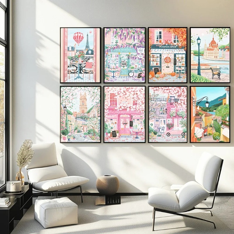Home Office London - Paris London Hungary Travel Poster and