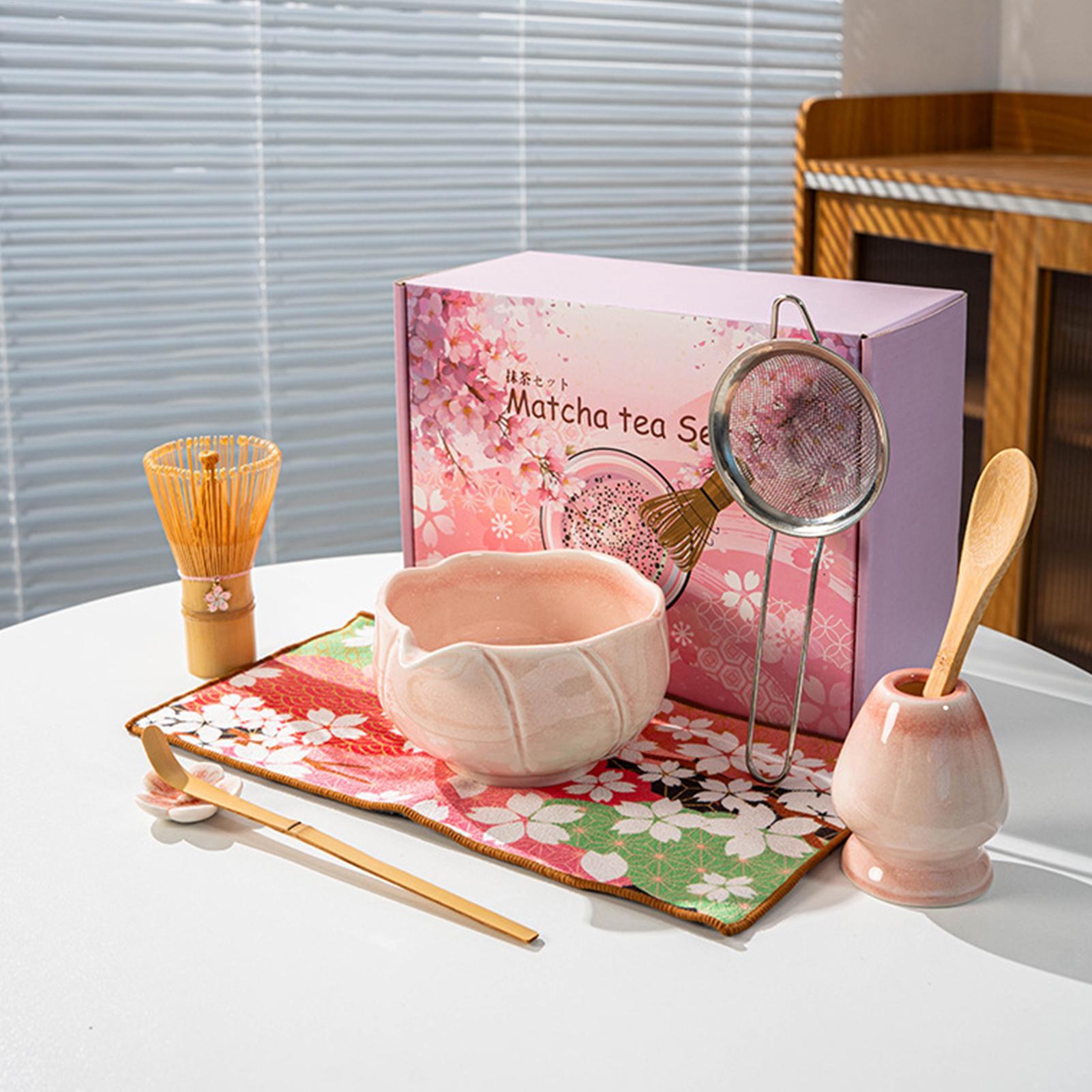 Home Office Gadgets - Tea Set with Whisk Scoop Ceramic