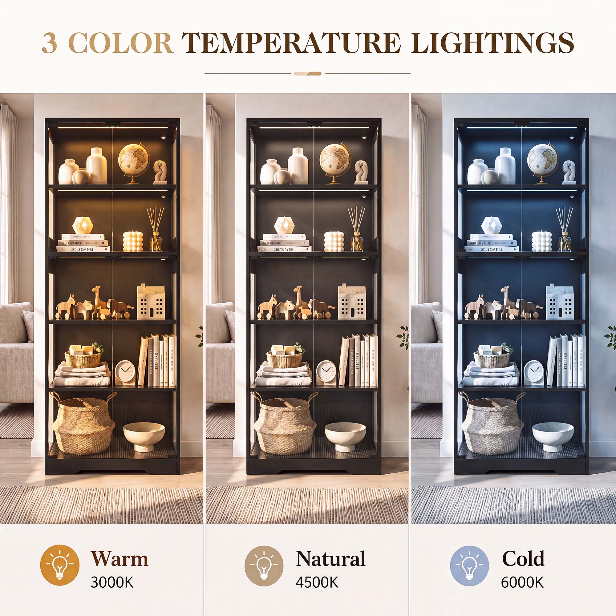 TCGBKAF 5‑Tier Display Cabinet - огляд і ціна Home Office Gadgets