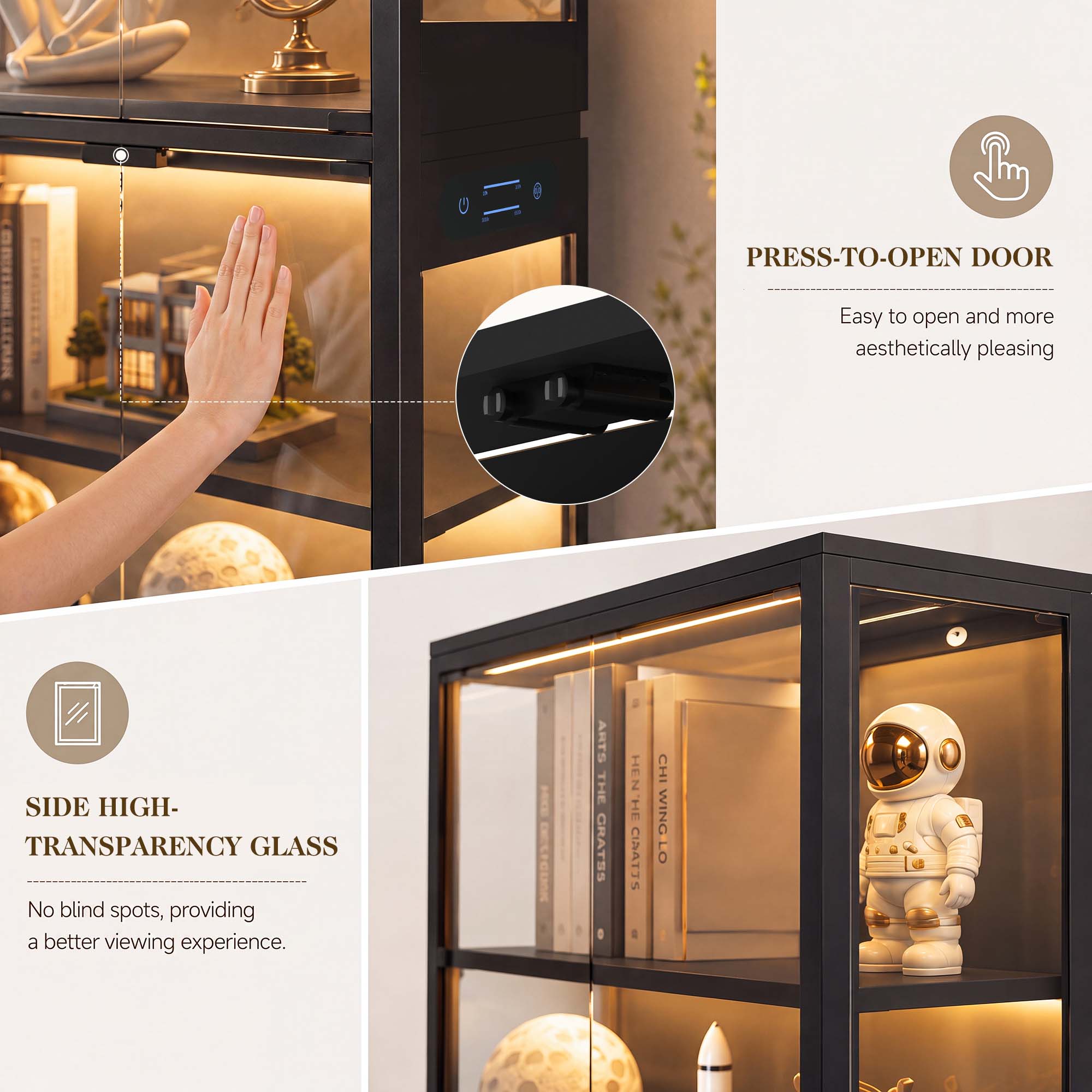 TCGBKAF 5‑Tier Display Cabinet - огляд і ціна Home Office Gadgets