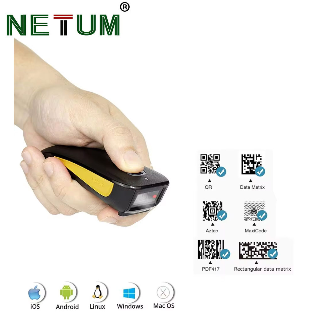 NETUM C750 Bluetooth 2D Barcod - огляд і ціна Document Scanner Portable