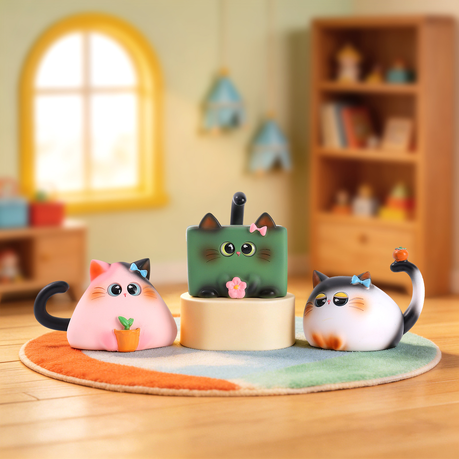 Blind Box Cat Figurine Resin C - огляд і ціна Home Office Jobs