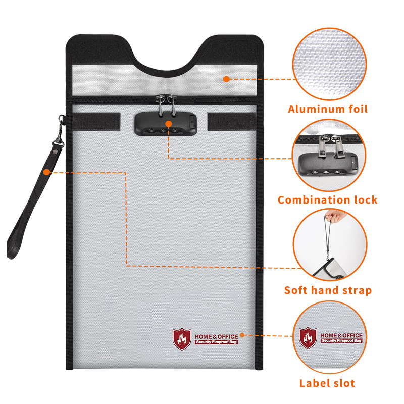 A4 Fireproof File Bag Waterpro - огляд і ціна Home Office For Passport