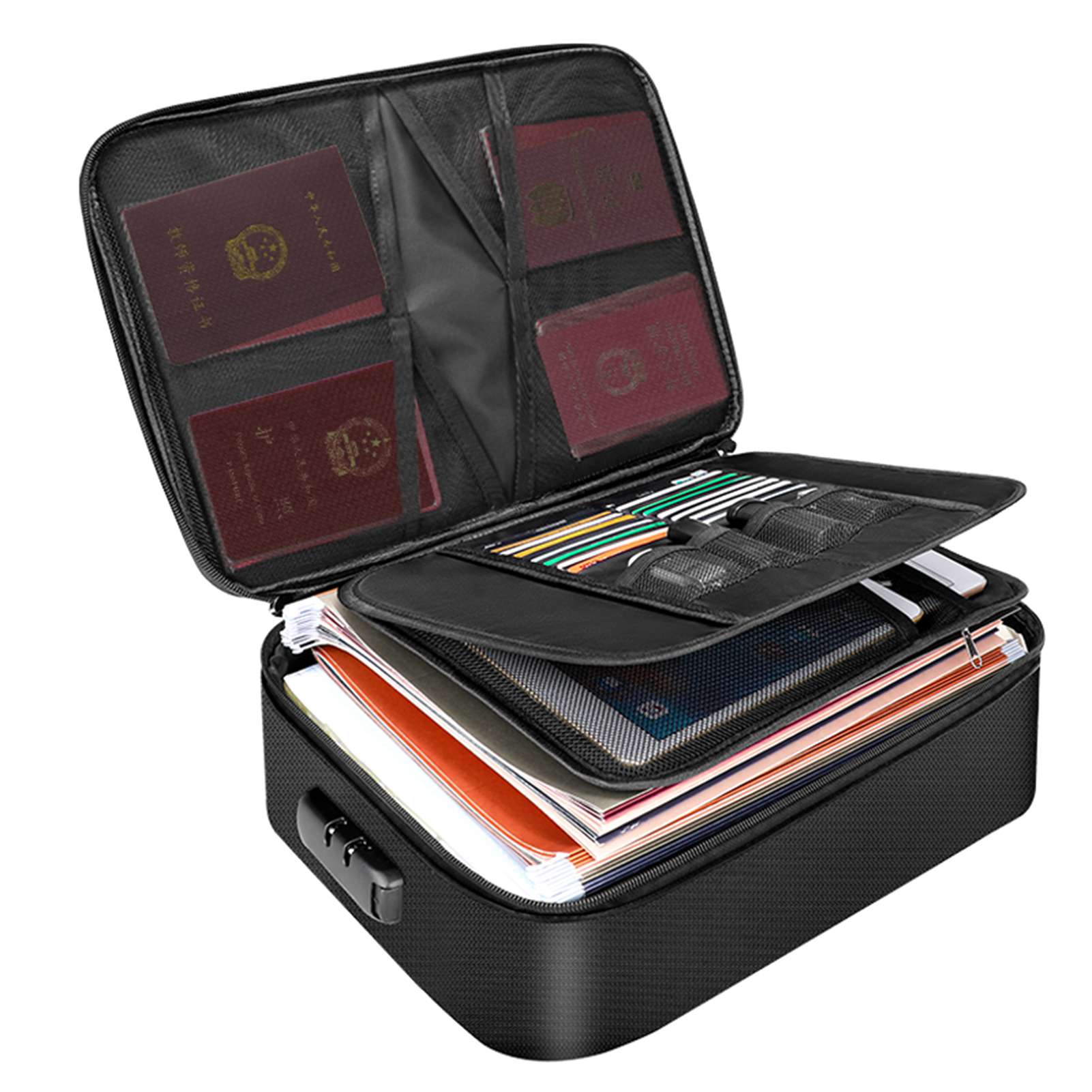 Fireproof Document Bag with Zi - огляд і ціна Home Office For Passport