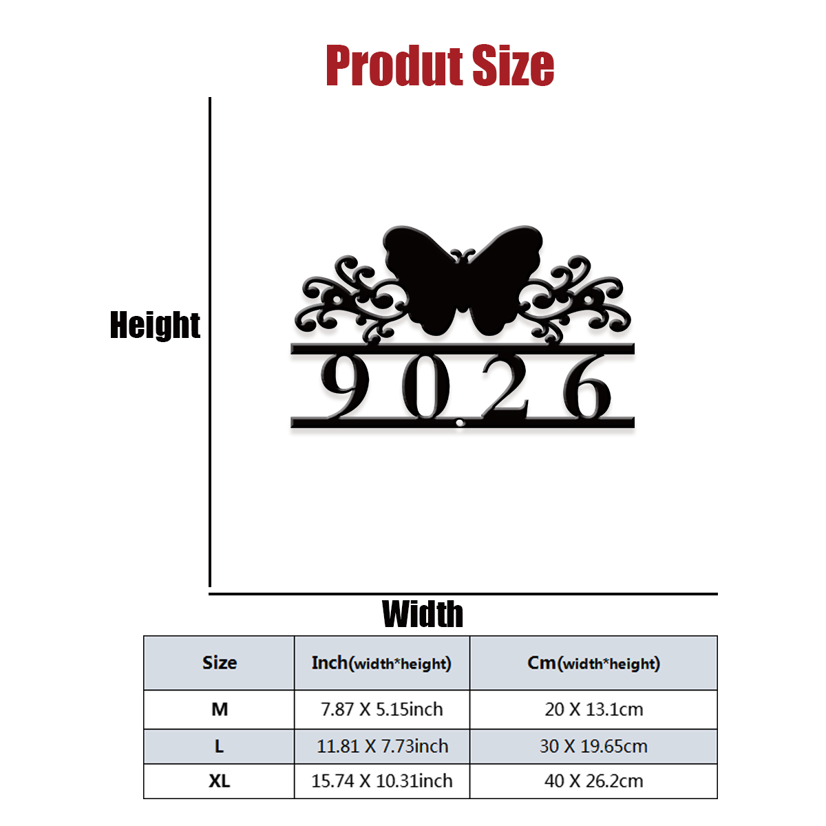 1Pc Custom butterfly Metal Str - огляд і ціна Home Office Windows