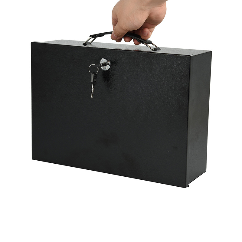 Locked iron box Cash box Docum - огляд і ціна Home Office For Passport