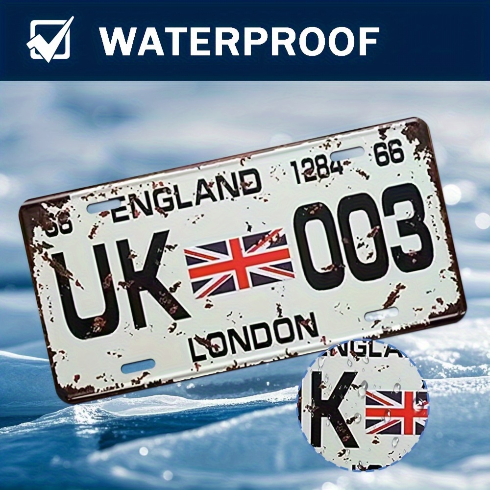 Vintage London UK License Plat - огляд і ціна Home Office London