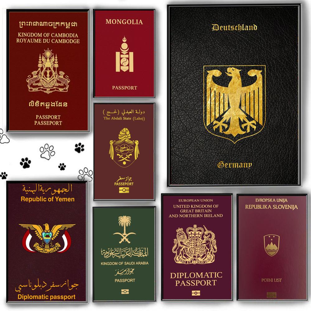 Deep Red-background Passports  - огляд і ціна Home Office For Passport
