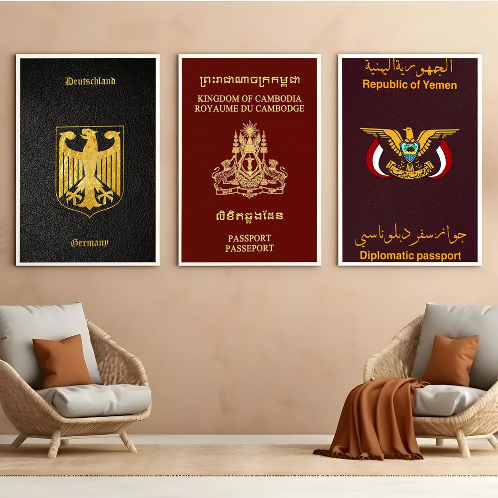 Deep Red-background Passports  - огляд і ціна Home Office For Passport