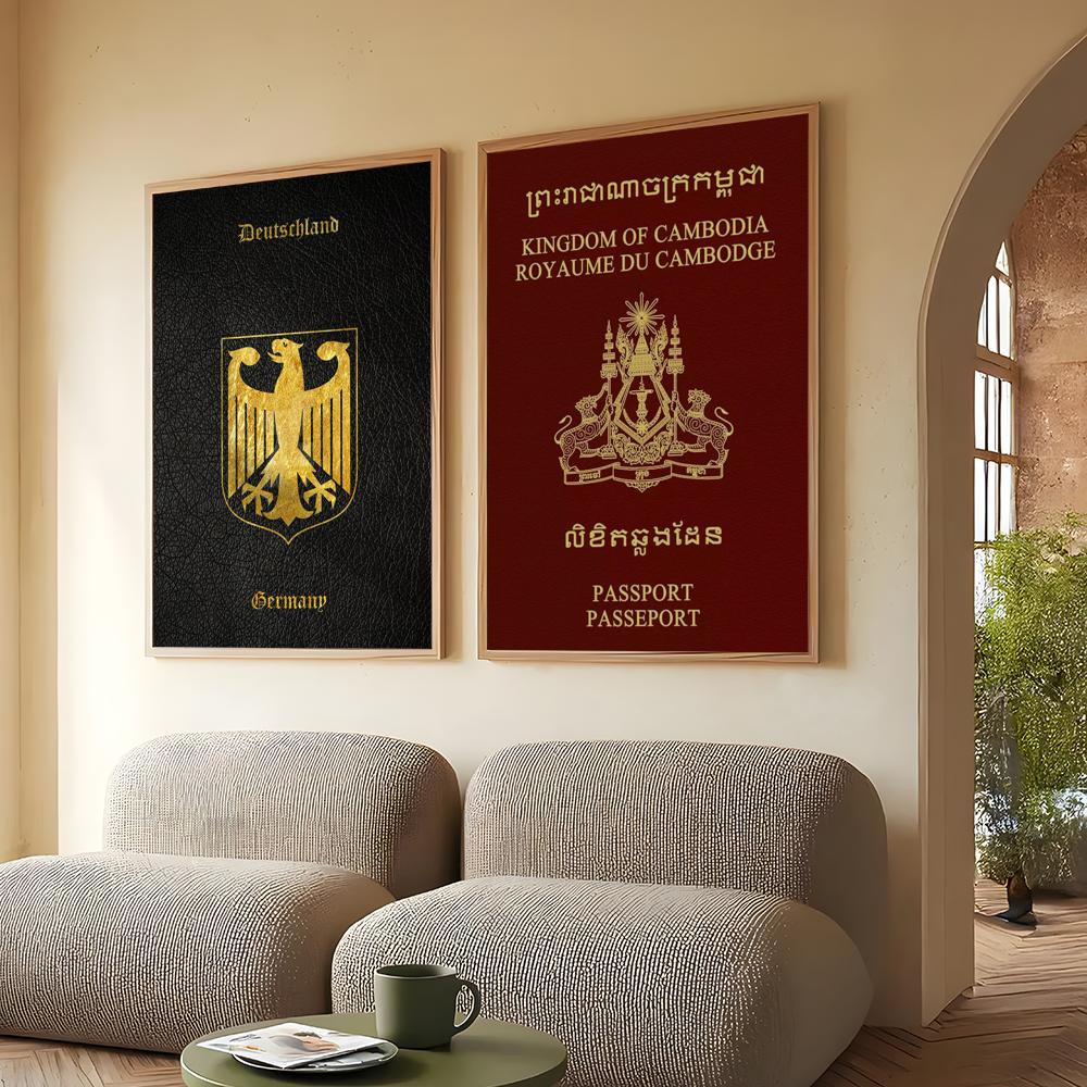 Deep Red-background Passports  - огляд і ціна Home Office For Passport