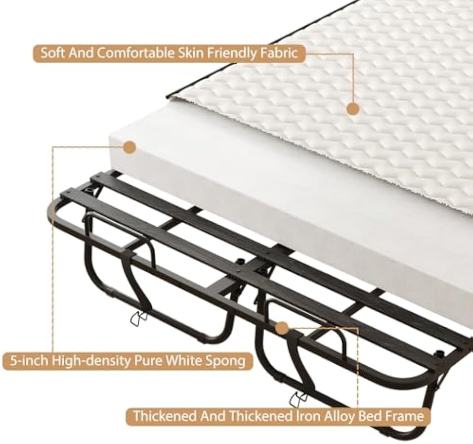 Folding Bed With Memory Foam M - огляд і ціна Home Office Guest Room