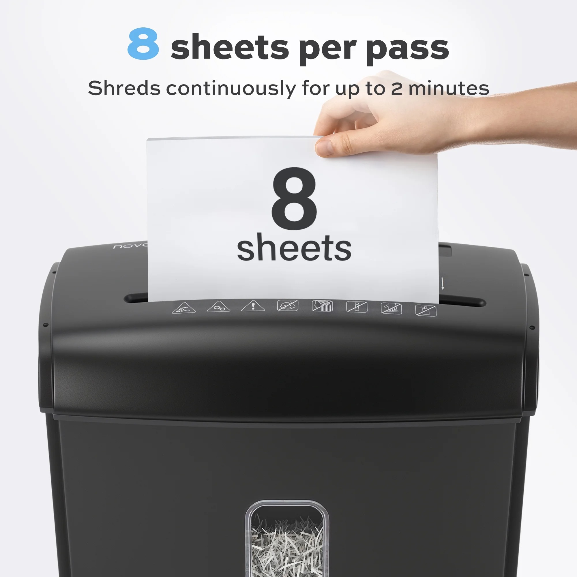 Deli 8-Sheet Micro Cut Shredde - огляд і ціна Home Office Paper Shredder
